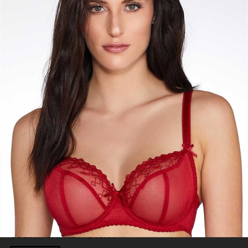 Curvy Kate Red Rose Balcony Bra